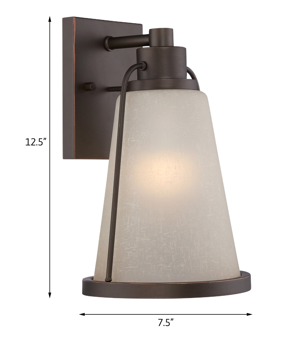 Tolland 1-Light Outdoor Mahogany Bronze 62/681 – lampdeals